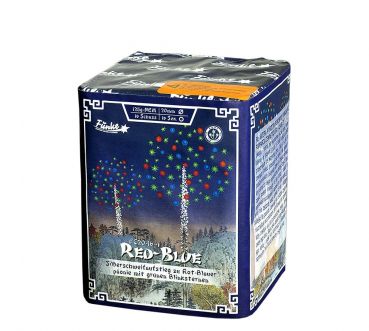 Funke Fireworks Silvester Batterie Feuerwerk "Red Blue" 16 Schuss